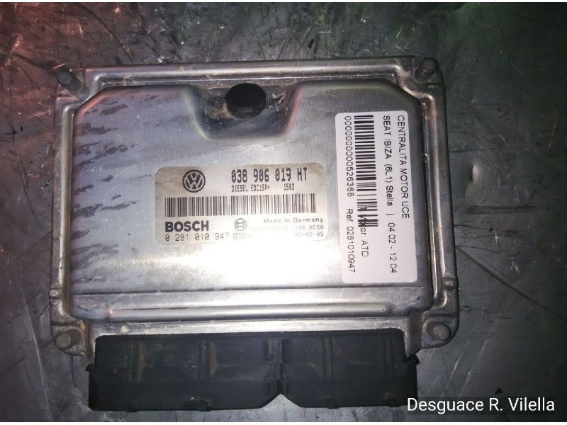 Recambio de centralita motor uce para seat ibiza (6l1) stella | 04.02 - 12.04 ibiza (6l1) stella | 04.02 - 12.04 referencia OEM 