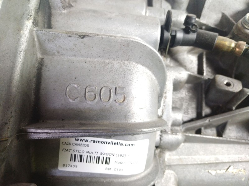 Recambio de caja cambios para fiat stilo multi wagon (192)  | 0.03 - ...  | 0.03 - ... referencia OEM IAM C605  