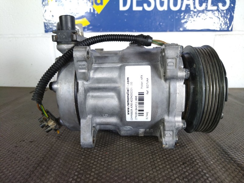 Recambio de compresor aire acondicionado para citroen saxo 1.4 vsx referencia OEM IAM SD7VAA  