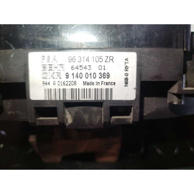 Recambio de mando climatizador para citroen xsara picasso 2.0 hdi sx | 11.02 - 12.05 2.0 hdi sx | 11.02 - 12.05 referencia OEM I