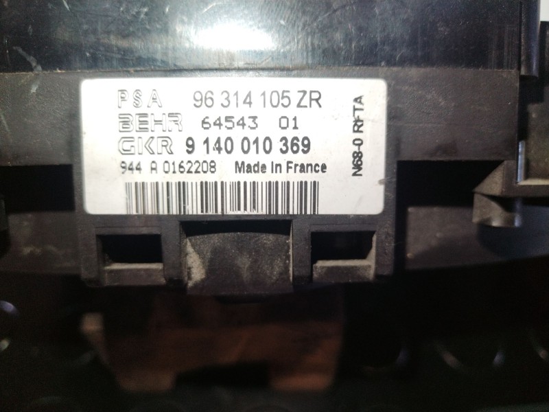 Recambio de mando climatizador para citroen xsara picasso 2.0 hdi sx | 11.02 - 12.05 2.0 hdi sx | 11.02 - 12.05 referencia OEM I