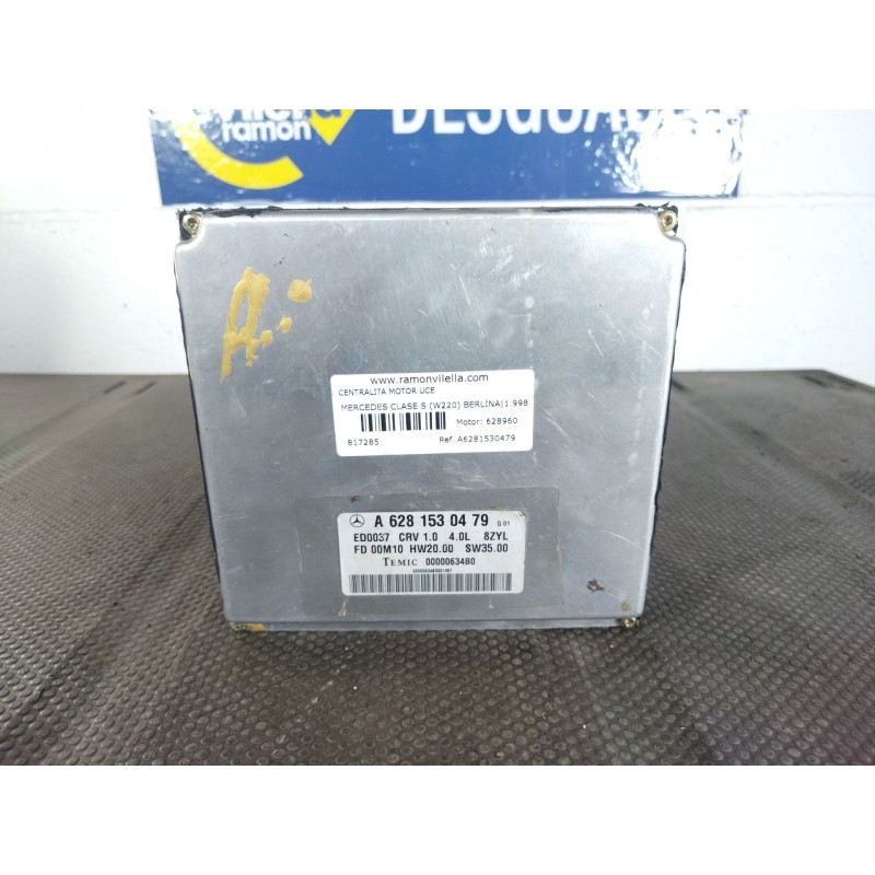 Recambio de centralita motor uce para mercedes clase s (w220) berlina 4.0 cdi 32v cat referencia OEM IAM A6281530479 00000634B0 