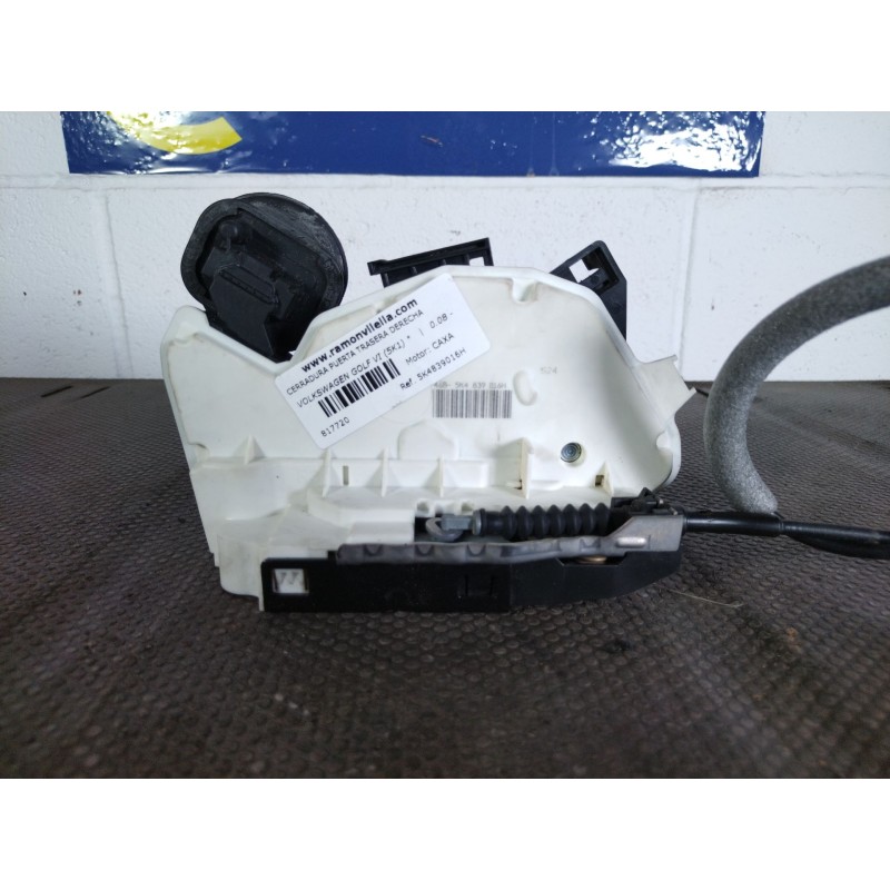 Recambio de cerradura puerta trasera derecha para volkswagen golf vi (5k1)  | 0.08 - ...  | 0.08 - ... referencia OEM IAM 5K4839