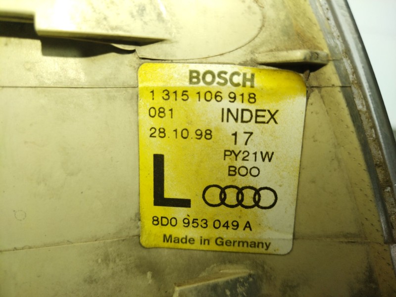 Recambio de piloto delantero izquierdo para audi a4 avant (b5) 1.9 tdi referencia OEM IAM 80D953049A  