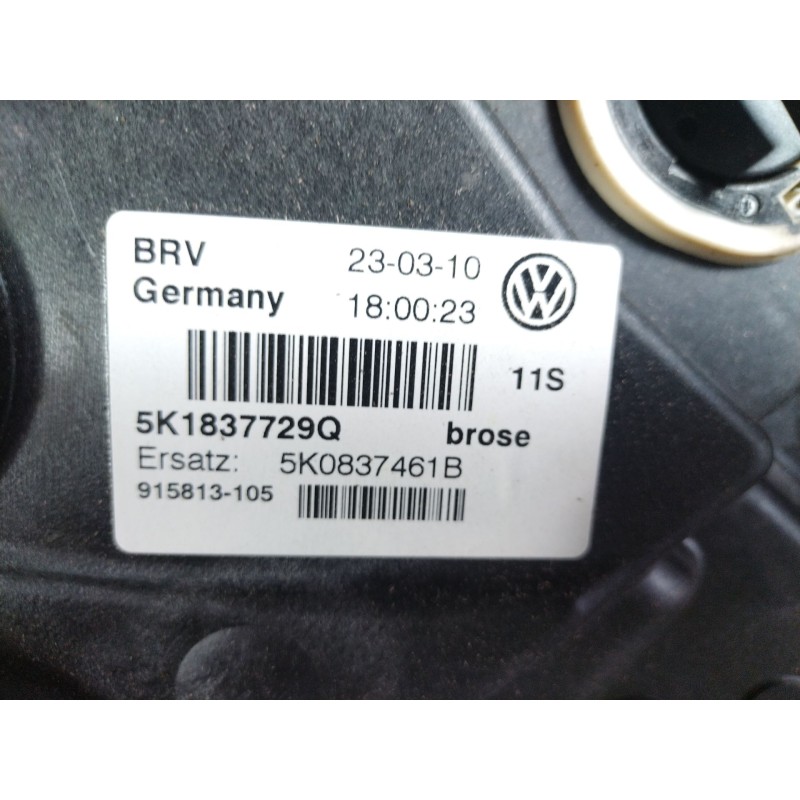 Recambio de elevalunas delantero izquierdo para volkswagen golf vi (5k1)  | 0.08 - ...  | 0.08 - ... referencia OEM IAM 5K183772