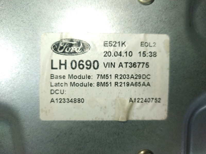 Recambio de elevalunas delantero izquierdo para ford c-max (cb3)  | ...  | ... referencia OEM IAM    Recambio de elevalunas delantero izquierdo para ford c-max (cb3)  | ...  | ... referencia OEM IAM