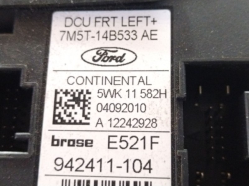 Recambio de elevalunas delantero izquierdo para ford c-max (cb3)  | ...  | ... referencia OEM IAM 7M51R203A29DC 7M5T14B533AE  Recambio de elevalunas delantero izquierdo para ford c-max (cb3)  | ...  | ... referencia OEM IAM 7M51R203A29DC 7M5T14B533AE