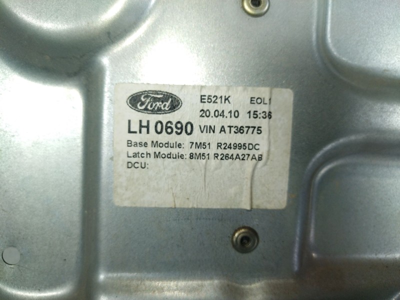 Recambio de elevalunas trasero izquierdo para ford c-max (cb3)  | ...  | ... referencia OEM IAM    Recambio de elevalunas trasero izquierdo para ford c-max (cb3)  | ...  | ... referencia OEM IAM