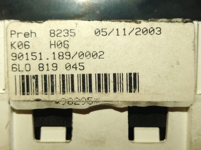 Recambio de mando calefaccion / aire acondicionado para seat ibiza (6l1) stella | 08.01 - 12.04 stella | 08.01 - 12.04 referenci