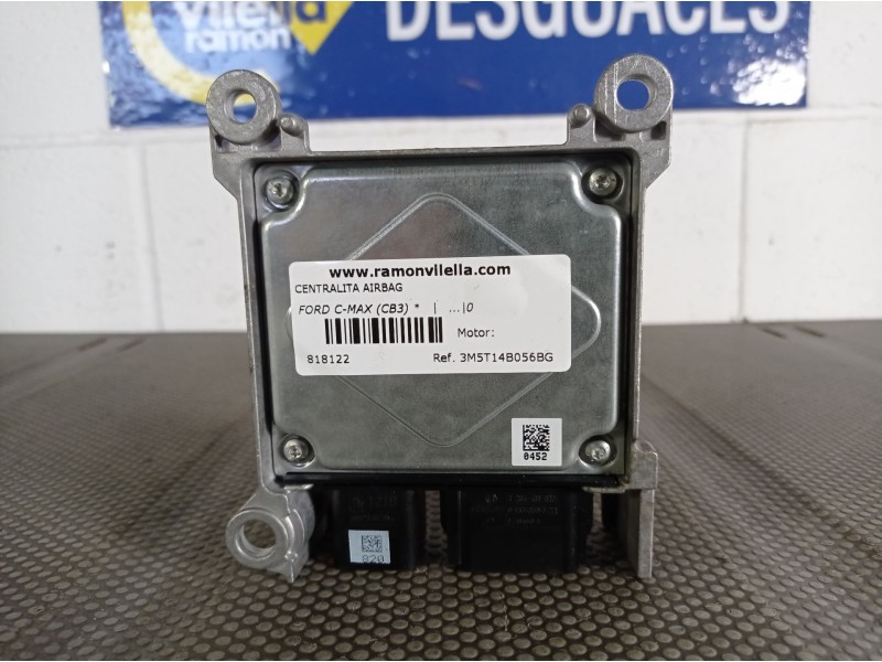 Recambio de centralita airbag para ford c-max (cb3)  | ...  | ... referencia OEM IAM 3M5T14B056BG  
