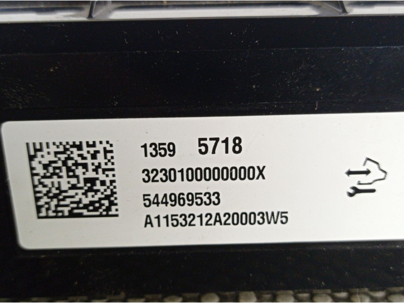 Recambio de centralita climatizador para opel insignia berlina  | 0.08 - ...  | 0.08 - ... referencia OEM IAM 13595718 544969533