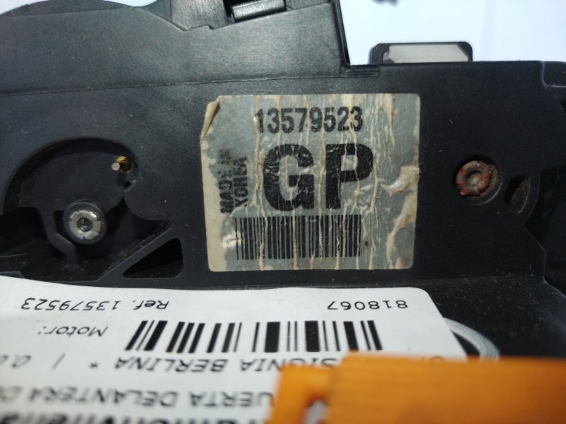 Recambio de cerradura puerta delantera derecha para opel insignia berlina  | 0.08 - ...  | 0.08 - ... referencia OEM IAM 1357952
