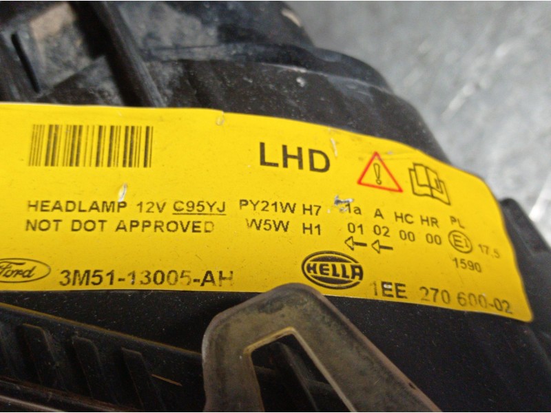 Recambio de faro derecho para ford c-max (cb3)  | ...  | ... referencia OEM IAM   