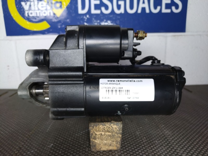 Recambio de motor arranque para citroen zx 1.9 d referencia OEM IAM D7R8  