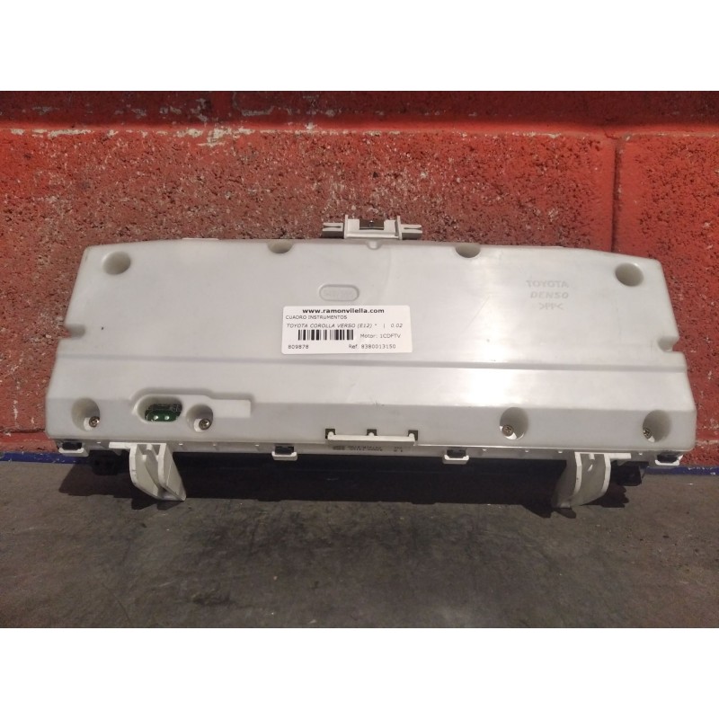 Recambio de cuadro instrumentos para toyota corolla verso (e12)  | 0.02 - 0.04  | 0.02 - 0.04 referencia OEM IAM 8380013150 2574
