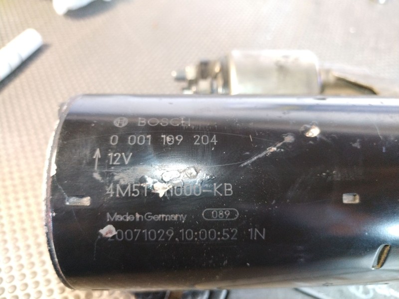 Recambio de motor arranque para ford c-max (cb3)  | ...  | ... referencia OEM IAM 0001109204 4M5T11000KB 