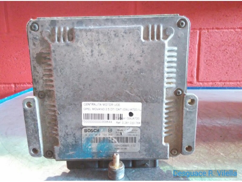 Recambio de centralita motor uce para opel movano 2.5 dti cat (g9u-a720 / lj9) | 0.98 - ... 2.5 dti cat (g9u-a720 / lj9) | 0.98 
