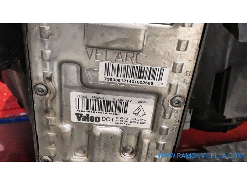 Recambio de faro derecho para citroen c5 berlina 2.2 hdi exclusive automático | 06.03 - 12.04 2.2 hdi exclusive automático | 06.