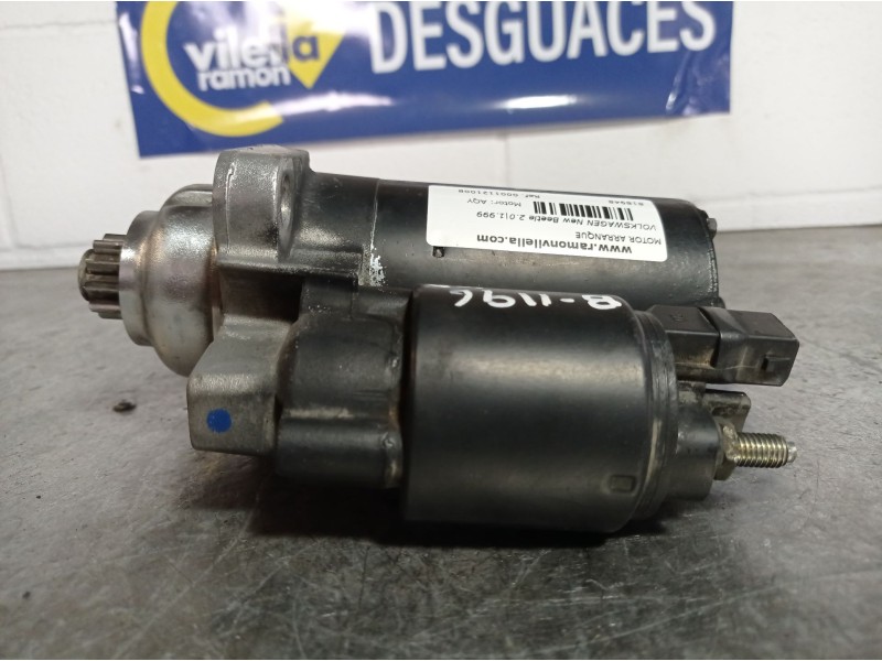 Recambio de motor arranque para volkswagen new beetle 2.0 referencia OEM IAM 0001121008 02A911023L 