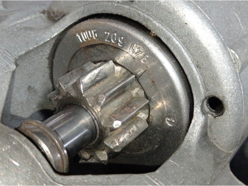 Recambio de motor arranque para peugeot 206 referencia OEM IAM 0001108183  