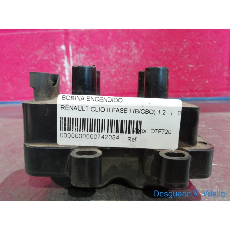 Recambio de bobina encendido para renault clio ii fase i (b/cbo) 1.2 | 0.98 - ... 1.2 | 0.98 - ... referencia OEM IAM 15038  