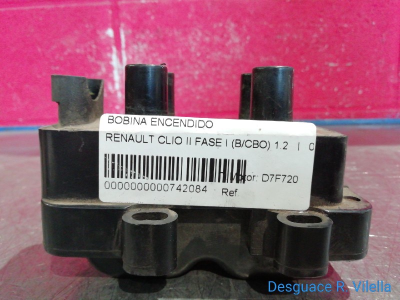 Recambio de bobina encendido para renault clio ii fase i (b/cbo) 1.2 | 0.98 - ... 1.2 | 0.98 - ... referencia OEM IAM 15038  