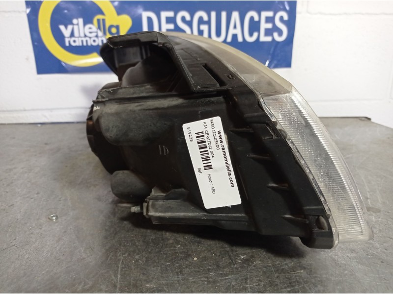 Recambio de faro izquierdo para kia cerato referencia OEM IAM    Recambio de faro izquierdo para kia cerato referencia OEM IAM