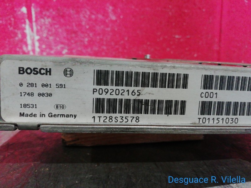 Recambio de centralita motor uce para volvo v70 familiar metropolitan | 01.98 - ... metropolitan | 01.98 - ... referencia OEM IA