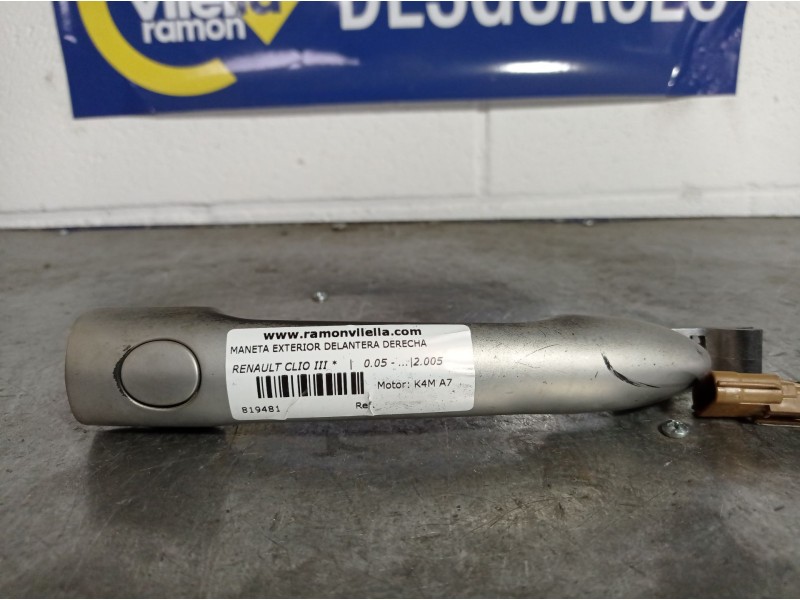 Recambio de maneta exterior delantera derecha para renault clio iii  | 0.05 - ...  | 0.05 - ... referencia OEM IAM   