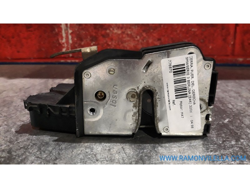 Recambio de cerra. puer. delantero derecha para bmw serie 3 berlina (e46) 320d | 04.98 - 12.01 320d | 04.98 - 12.01 referencia O