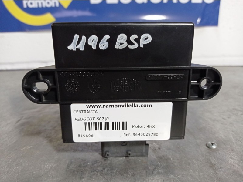 Recambio de centralita para peugeot 607 referencia OEM IAM 9645029780 EAS10001 
