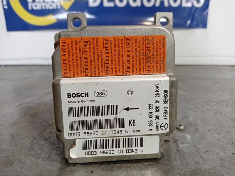 Recambio de centralita airbag para mercedes clase a (w168) 1.6 cat | 0.97 - 0.04 1.6 cat | 0.97 - 0.04 referencia OEM IAM 028500
