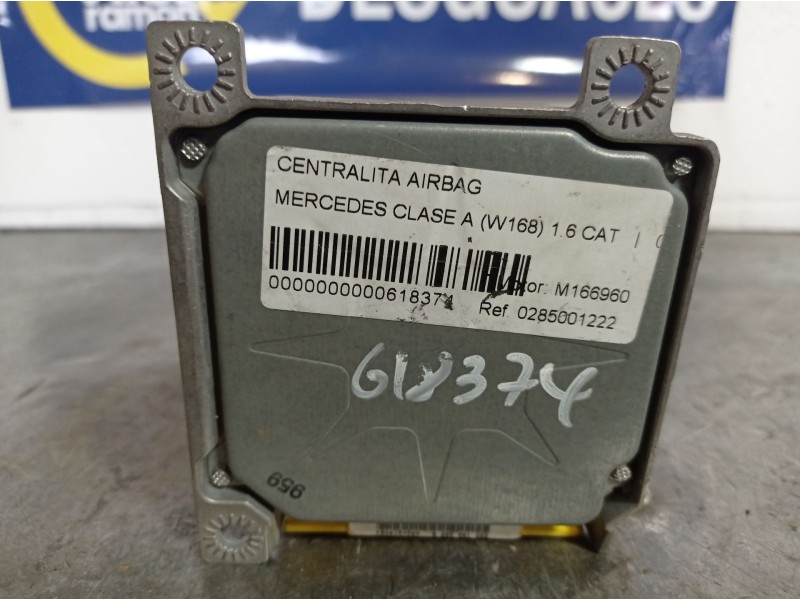 Recambio de centralita airbag para mercedes clase a (w168) 1.6 cat | 0.97 - 0.04 1.6 cat | 0.97 - 0.04 referencia OEM IAM 028500