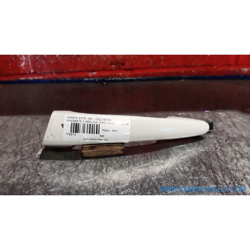 Recambio de maneta exte. delantero izquierda para bmw serie 3 berlina (e46) 320d | 04.98 - 12.01 320d | 04.98 - 12.01 referencia