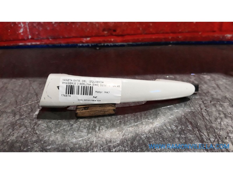 Recambio de maneta exte. delantero izquierda para bmw serie 3 berlina (e46) 320d | 04.98 - 12.01 320d | 04.98 - 12.01 referencia