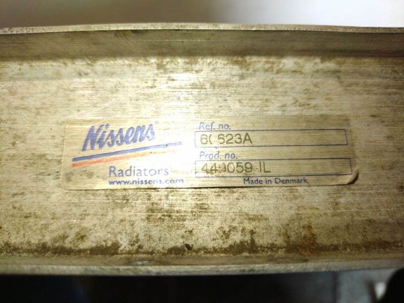 Recambio de radiador agua para bmw serie 3 compacto (e36) 1.6 316i referencia OEM IAM 60623A   Recambio de radiador agua para bmw serie 3 compacto (e36) 1.6 316i referencia OEM IAM 60623A