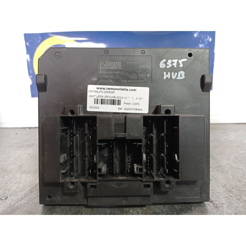 Recambio de centralita confort para seat leon (5f1)(09.2012)  | 0.12 - ... (09.2012)  | 0.12 - ... referencia OEM IAM 5Q0937084A