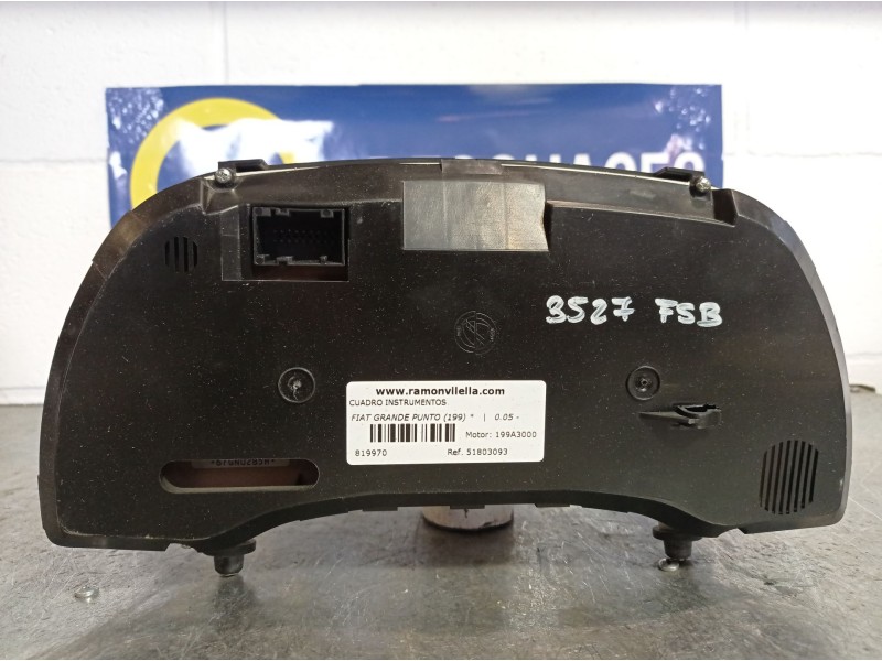 Recambio de cuadro instrumentos para fiat grande punto (199)  | 0.05 - ...  | 0.05 - ... referencia OEM IAM 51803093 50300110600 Recambio de cuadro instrumentos para fiat grande punto (199)  | 0.05 - ...  | 0.05 - ... referencia OEM IAM 51803093 50300110600
