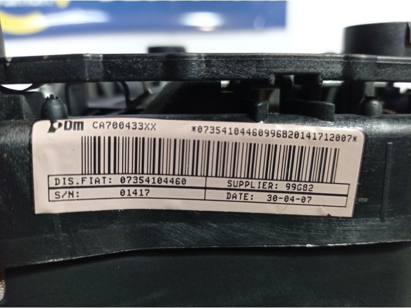 Recambio de airbag delantero izquierdo para fiat grande punto (199)  | 0.05 - ...  | 0.05 - ... referencia OEM IAM    Recambio de airbag delantero izquierdo para fiat grande punto (199)  | 0.05 - ...  | 0.05 - ... referencia OEM IAM