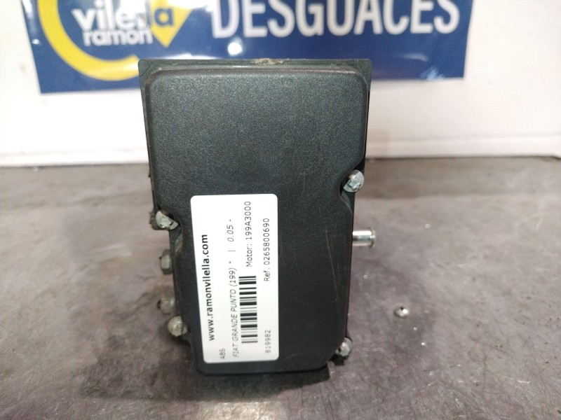 Recambio de abs para fiat grande punto (199)  | 0.05 - ...  | 0.05 - ... referencia OEM IAM 0265800690   Recambio de abs para fiat grande punto (199)  | 0.05 - ...  | 0.05 - ... referencia OEM IAM 0265800690