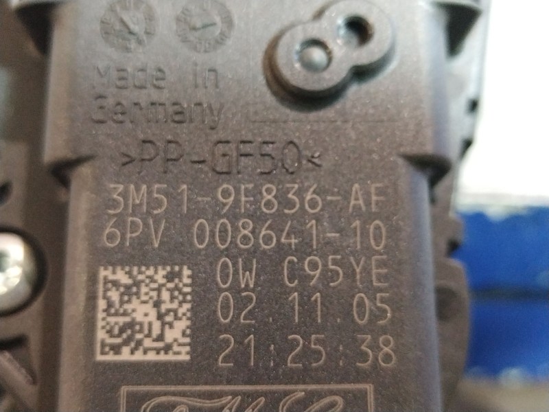 Recambio de potenciometro pedal para ford c-max (cb3)  | ...  | ... referencia OEM IAM 3M519F836AF  
