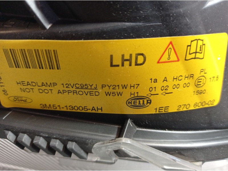 Recambio de faro derecho para ford c-max (cb3)  | ...  | ... referencia OEM IAM   