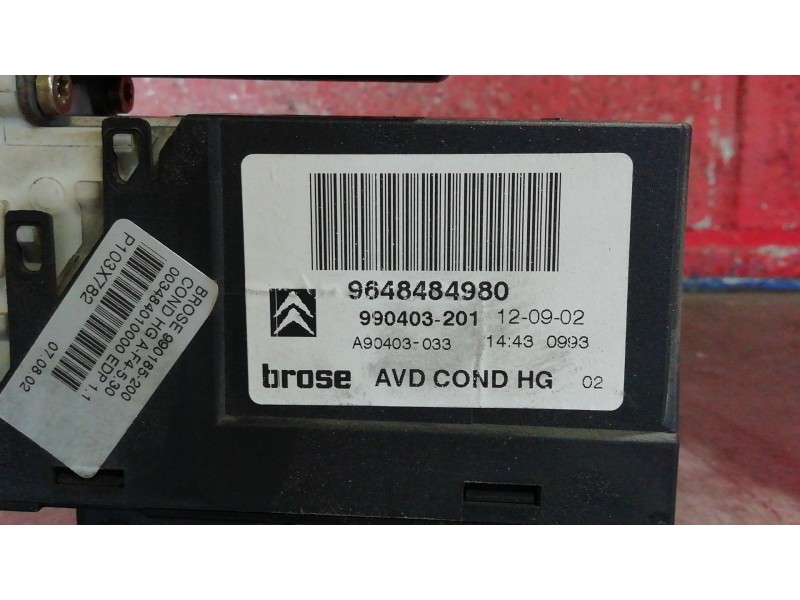 Recambio de motor elevalunas delantero izquierdo para citroen c5 berlina 2.0 hdi | 0.01 - 0.04 2.0 hdi | 0.01 - 0.04 referencia 