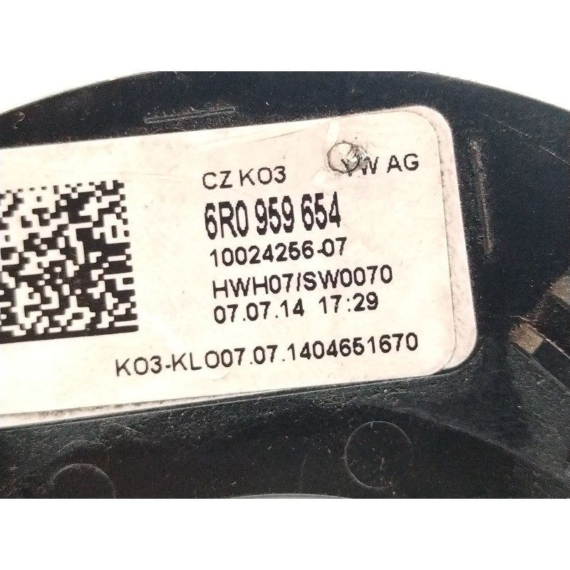 Recambio de anillo airbag para volkswagen caravelle corto 2.0 115 trendline referencia OEM IAM 6R0959654  