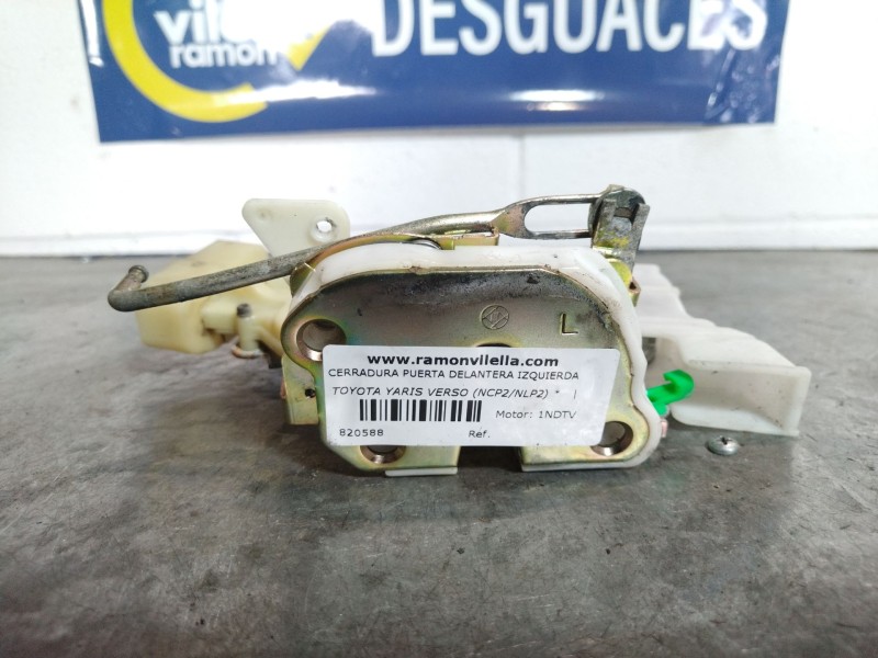 Recambio de cerradura puerta delantera izquierda para toyota yaris verso (ncp2/nlp2)  | 0.99 - 0.05  | 0.99 - 0.05 referencia OE