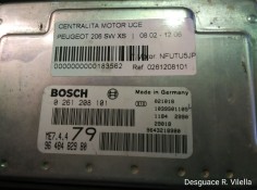 Recambio de centralita motor uce para peugeot 206 sw xs | 08.02 - 12.06 xs | 08.02 - 12.06 referencia OEM IAM 0261208101 9648482 2