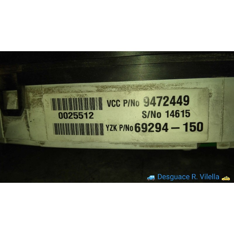 Recambio de cuadro instrumentos para volvo s80 berlina 2.9 | 05.98 - 12.99 2.9 | 05.98 - 12.99 referencia OEM IAM 9472449 692941