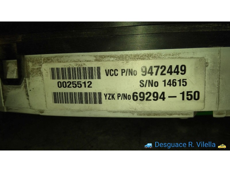 Recambio de cuadro instrumentos para volvo s80 berlina 2.9 | 05.98 - 12.99 2.9 | 05.98 - 12.99 referencia OEM IAM 9472449 692941