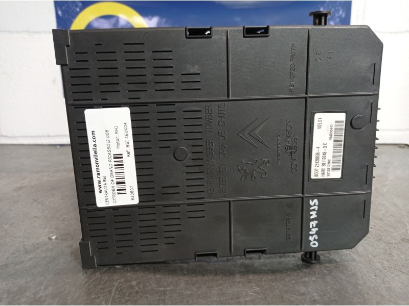 Recambio de centralita bsi para citroen c4 grand picasso exclusive referencia OEM IAM BSI4EVK04 9664059080 