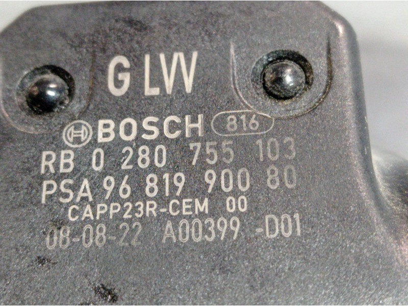 Recambio de potenciometro pedal para citroen c4 grand picasso exclusive referencia OEM IAM 0280755103 9681990080 